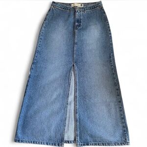 Vintage y2k Gap Jeans Denim Maxi Skirt ✨